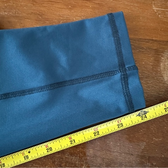 ABS2B Fitness Apparel Teal High-Waisted Leggings with Pockets Large - Picture 5 of 6